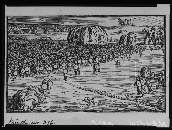 I samlet fotoeske med tittel Snorre tegninger