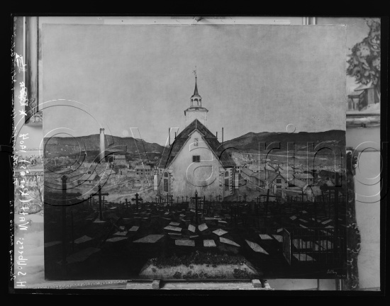 Glassplate og negativ film