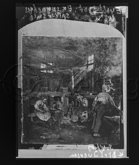 Glassplate og negativ film