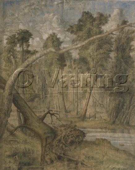 Artist:  Lars Hertevig (1830-1902)
Size: 37.2x50.5 cm
Location: Museum/
Photo: O.Væring /
Digital size: High-res TIFF and JPG/
