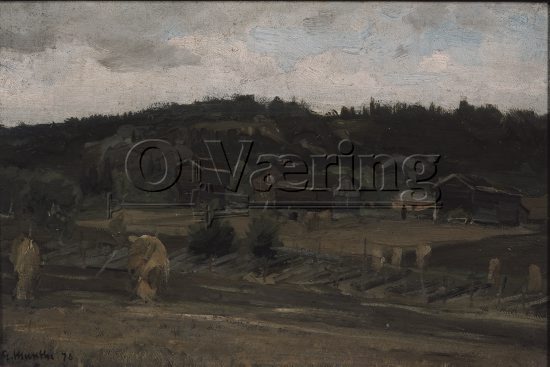 Artist: Gerhard Munthe (1849-1929)
Size: 44x61 cm
Location: Museum/
Photo: O.Væring/ 
Digital Size: High-res TIFF and JPG
