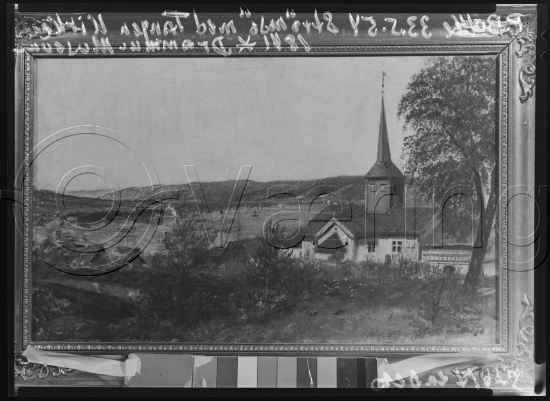 Glassplate og negativ film