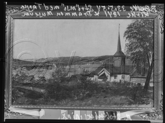 Glassplate og negativ film
