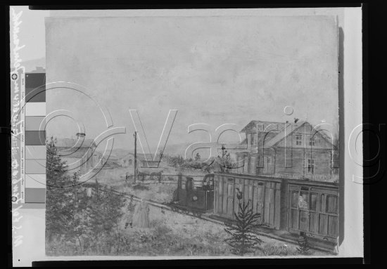 Glassplate og negativ film