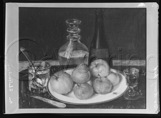 Glassplate og negativ film
