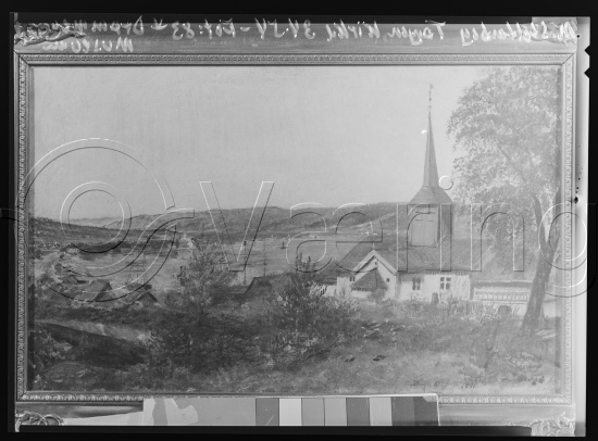 Glassplate og negativ film