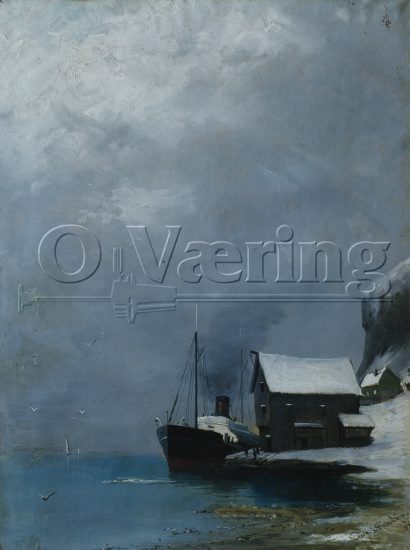 August Strindberg (1849-1912), 
Size: 50x39 cm
Location: Private
Photo: O.Vaering