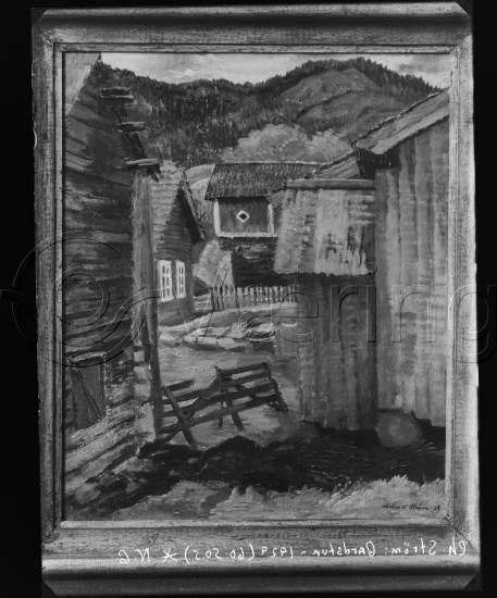 Glassplate og negativ film