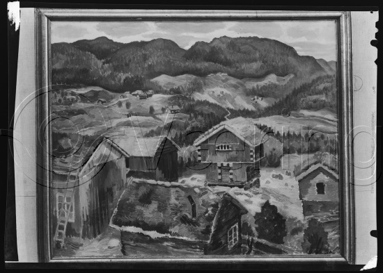 Glassplate og negativ film