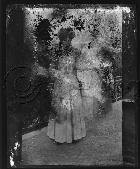 Glassplate og negativ film