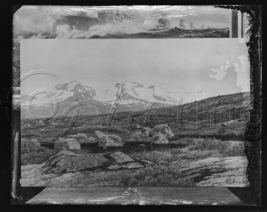 Glassplate og negativ film