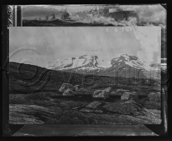 Glassplate og negativ film