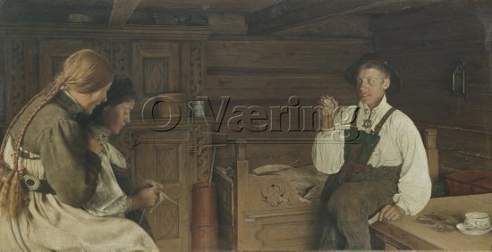 Carl Sundt-Hansen (1841-1907), 
Size: 37x70 cm
Location: Private, 
Photo: O.Væring