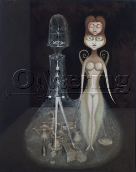 Artist: Victor Brauner (1903-1966) Romanian Jewish sculptor and painter/
Dimensions: 91x72 cm/
Photocredit: O.Væring/Artist/
Digital Size: High-res TIFF and JPG/