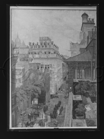 Glassplate og negativ film / I fotoeske med teksten Christiania motiver - Svarstad