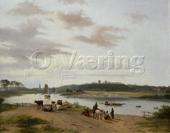 Carl Fredrik Sørensen/ Danish, 
Size; 62x79 cm, 
Genre: Oil on canavas, 
Location: Private, 
Photo: Per Henrik Petersson,
