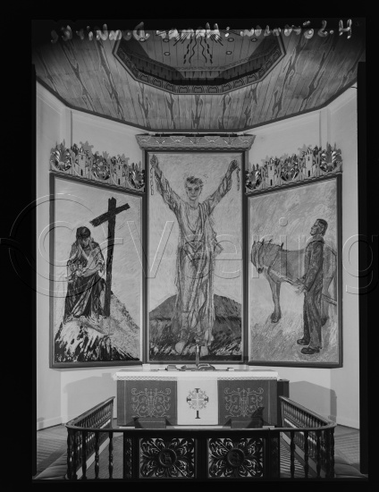 Glassplate og negativ bladfilm