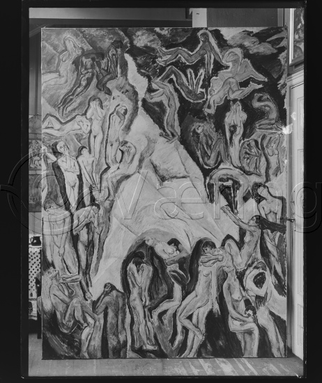 Glassplate og negativ film