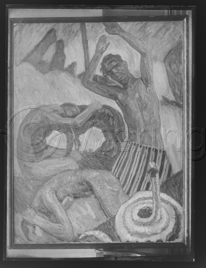 Glassplate og negativ film