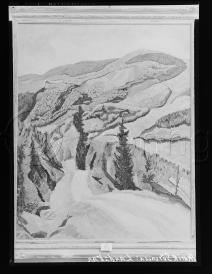 Glassplate og negativ film