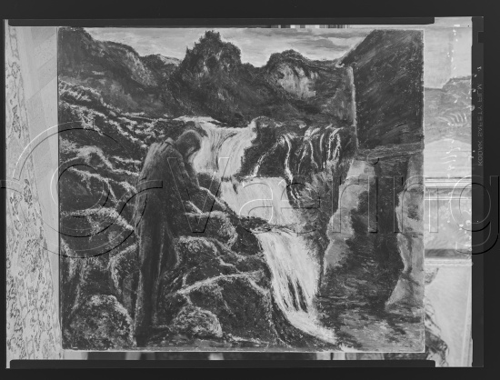 Glassplate og negativ film