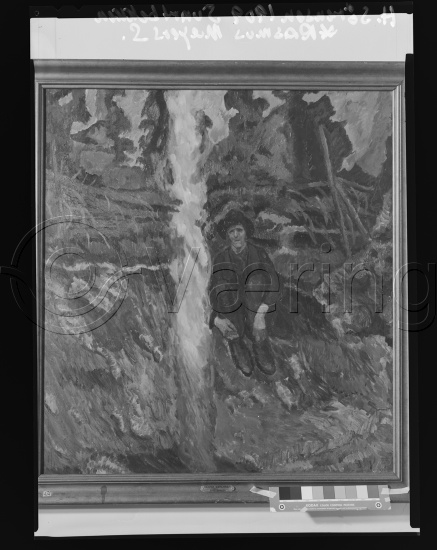 Glassplate og negativ film