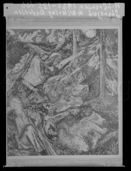 Glassplate og negativ film