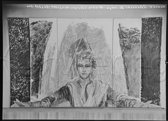 Glassplate og negativ film