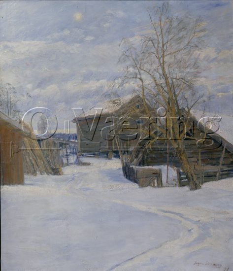 Jørgen Sørensen ( 1861-1894), 
Size: 70x60 cm, 
Genre: Painting, 
Location: Private