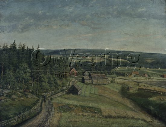 Jørgen Sørensen (1861-1894)
Size: 61x80 cm
Location: Private,
Photo: O.Væring