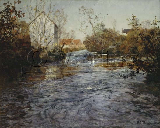 Frits Thaulow (1847-1906)
Size: 66x82.5 cm
Location: Private
Photo: O.Væring