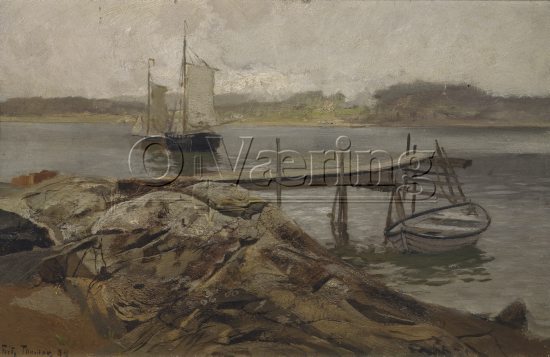 Frits Thaulow (1847-1906)
Size: 32x50 cm
Location: Private
Photo: O.Væring