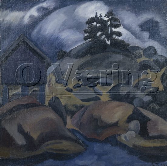 Rudolph Thygesen (1880-1953)
Size: 70x68 cm
Location: Private
Photo: O.Væring 