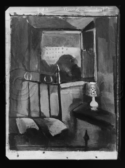 Glassplate og negativ film