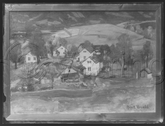 Glassplate og negativ film