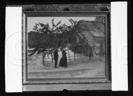 Glassplate og negativ film