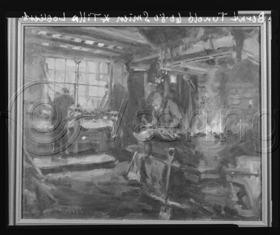 Glassplate og negativ film