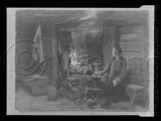 Glassplate og negativ film