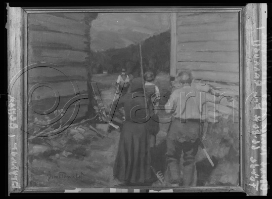 Glassplate og negativ film
