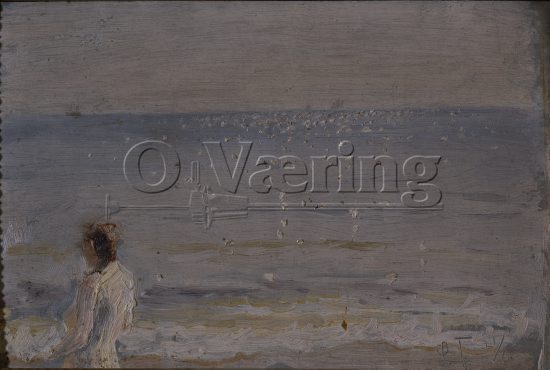 Laurits Tuxen / Danish, (1853-1927), 
Size: 16x23 cm, 
Genre: Painting, 
Location: Private, 
Photo: Per Henrik Petersson,