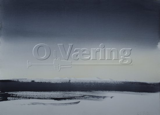 Artist: Kåre Tveter (1922-2012)
Dimensions: 75x103 cm/
Photocredit: O.Væring/Artist/
Digital Size: High-res TIFF and JPG/