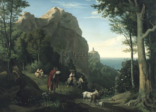 Artist: Ludwig Ricther (1803-1884) 
Dimensions: 98x136 cm/
Digital size: High-res TIFF and JPG/
Photocredit: O.Væring/Artist / German