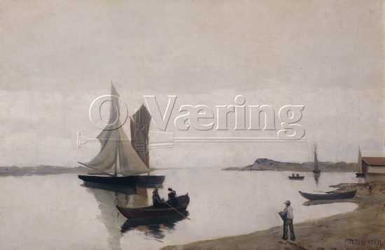 Nicolai Ulfsten (1854-1885)
Size: 36x54 cm
Location: Private, 
Photo: O.Væring 