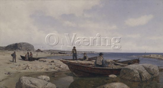 Nicolai Ulfsten (1854-1885)
Size: 72x143 cm
Location: Private, 
Photo: O.Væring 