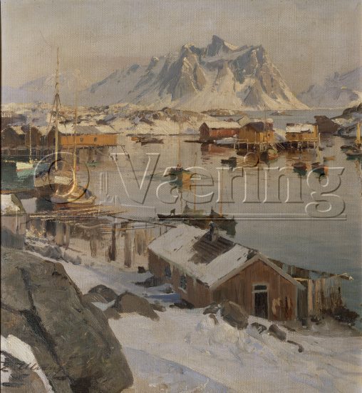 Even Ulving (1863-1952), 
Size: 42x38 cm,
Genre: Oil on canavas, 
Location: Private, 
Photo: Per Henrik Petersson