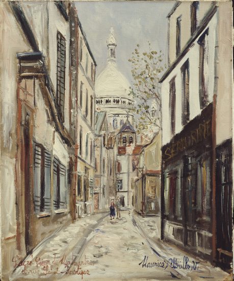 Artist: Maurice Utrillo ( 1853-1955 ) French painter/
Dimensions: 47x39 cm/
Digital file: High-res TIFF and JPG/
Photocredit: O.Væring/Artist/
