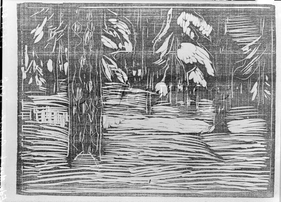 Tittel: Granskog i snš 
Negativer fra Væringsamlingen 

Edvard Munch (1863-1944), 
Photo: O.Væring 