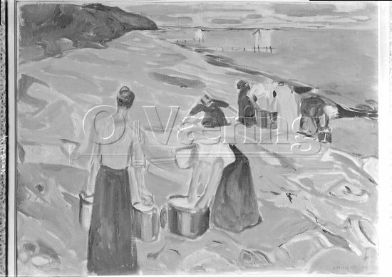 Tittel: Vask ves sj‘n. Åsgårdstrand 
Negativer fra Væringsamlingen 

Edvard Munch (1863-1944), 
Photo: O.Væring 