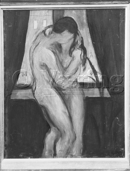 Kyss 
Negativer fra Væringsamlingen 


, Edvard Munch (1863-1944), 
Photo: O.Væring 