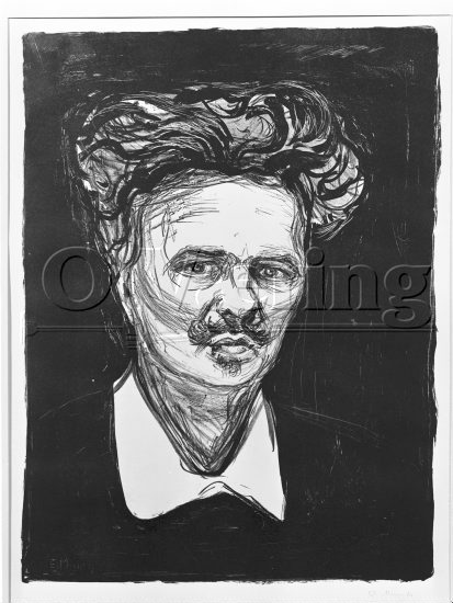 Strindberg 
Negativer fra Væringsamlingen 

, Edvard Munch (1863-1944), 
Photo: O.Væring 
